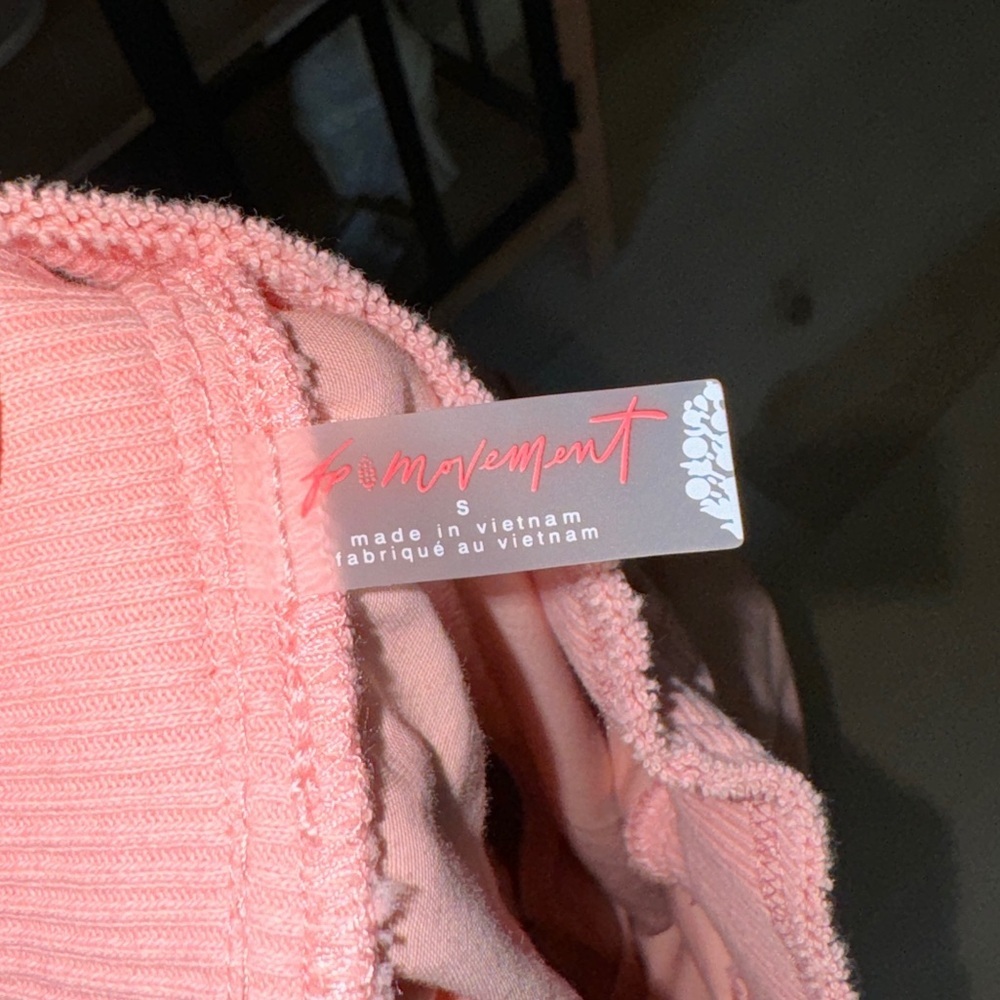 FP Movement Mesmerize Me Cargo Pants barrel dance low rise neon peach dance cuff - Picture 7 of 12